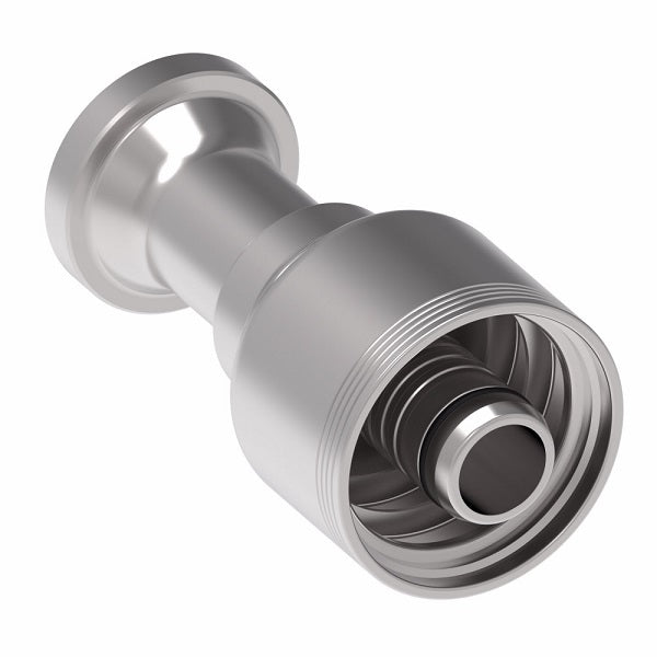 4S16FL12 Aeroquip by Danfoss | 4 Wire 4S SAE Code 61 Flange (FL) Crimp Fitting | -16 Code 61 Flange x -12 Hose Barb | Steel