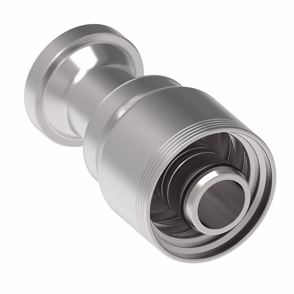 4S24FL16 Aeroquip by Danfoss | 4 Wire 4S SAE Code 61 Flange (FL) Crimp Fitting | -24 Code 61 Flange x -16 Hose Barb | Steel