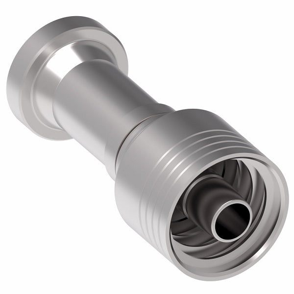 4S8FL8 Aeroquip by Danfoss | 4 Wire 4S SAE Code 61 Split Flange (FL) Crimp Fitting | -08 Code 61 Split Flange x -08 Hose Barb | Steel