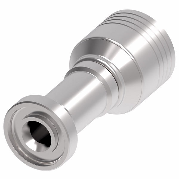 4S12FL8 Aeroquip by Danfoss | 4 Wire 4S SAE Code 61 Split Flange (FL) Crimp Fitting | -12 Code 61 Split Flange x -08 Hose Barb | Steel