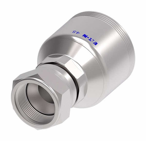 4S12JF12 Aeroquip by Danfoss | 4 Wire 4S JIS Female Swivel 30° Flare Seat (JF) Crimp Fitting | -12 Female BSPP Swivel x -12 Hose Barb | Steel