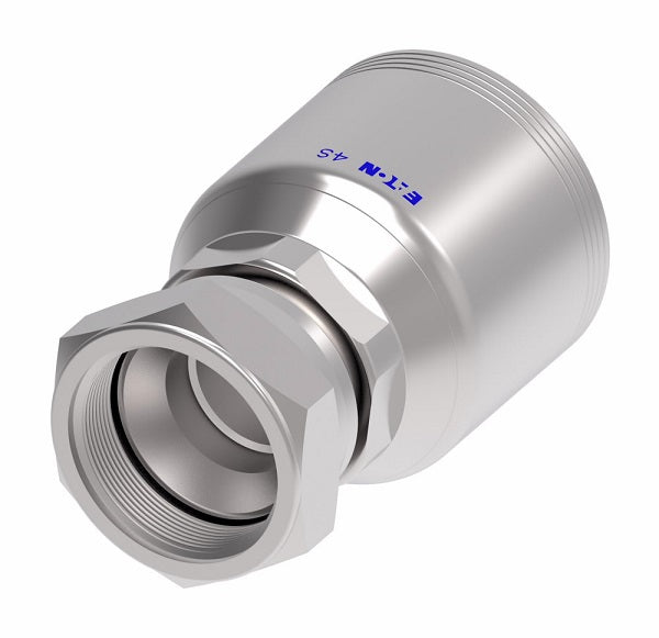 4S20JF20 Aeroquip by Danfoss | 4 Wire 4S JIS Female Swivel 30° Flare Seat (JF) Crimp Fitting | -20 Female BSPP Swivel x -20 Hose Barb | Steel