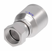 4S20KF20 Aeroquip by Danfoss | 4 Wire 4S Komatsu Female Swivel 30° Flare Seat (KF) Crimp Fitting | -20 Komatsu Female BSPP Swivel x -20 Hose Barb | Steel