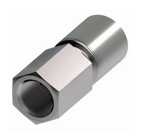 4TA8FP8 Synflex Optimum by Danfoss Eaton | 4TA Fitting for Thermoplastic Hydraulic Hose | -08 NPTF Female Pipe Fitting for -08 Hose | Carbon Steel