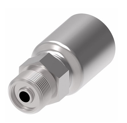 4TA8MR8 Synflex Optimum by Danfoss Eaton | 4TA Fitting for Thermoplastic Hydraulic Hose | -08 ORS Male Fitting for -08 Hose | Carbon Steel