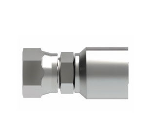 4TA10NR10 Synflex Optimum by Danfoss Eaton | 4TA Fitting for Thermoplastic Hydraulic Hose | -10 ORS Female with Non-Slide Back Nut Fitting for -10 Hose | Carbon Steel