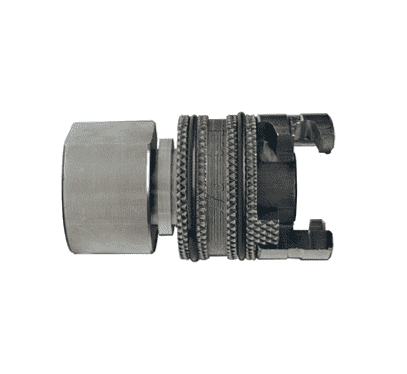 4PF6-S Dixon 303 Stainless Steel P-Series Quick Disconnect 1/2" Thor Interchange Pneumatic Coupler - 3/4"-14 Female NPTF