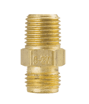 5-2M ZSi-Foster Reusable Hose Fitting - Male Adapter for Female Swivel - 1/4" Size Female Swivel Adapter with No. 5 Nut - 1/4-18 NPS - Brass