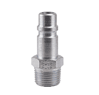 50-5 ZSi-Foster Quick Disconnect Plug - 1/4" MPT - Steel