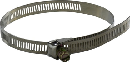 500104 (500-104) Midland Quick Release Hose Clamp - 500 Series - 1/2" Width - ID Range: 1-3/4" to 7" - 301 Stainless Steel Band / Carbon Steel Screw
