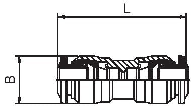 55040-4 by AIGNEP | 55/56 Series | Double Union | 4mm Tube x 4mm Tube | Pack of 10