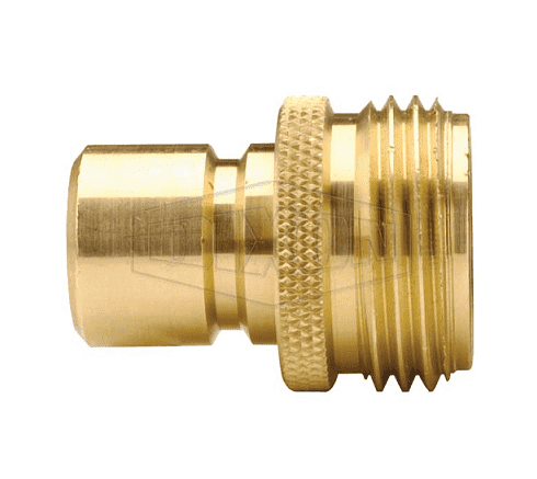 500QCM (DGH7P) Dixon Brass Garden Hose Quick Connector - Male Plug
