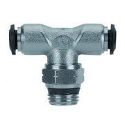 50210N-6-1/8" AIGNEP | 50N Series | Swivel Branch Tee | 6mm Tube x 1/8" Swift-Fit Male | Pack of 10