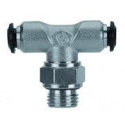 50215N-6-M5 AIGNEP | 50N Series | Swivel Branch Tee | 6mm Tube x M5 Male | Pack of 10