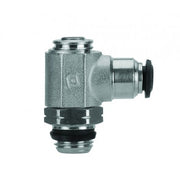 50901N-5-1/8" AIGNEP | Functional (Flow Controls) Series | Flow Control | Meter Out | Screwdriver Adj | 5mm Tube X 1/8" Male Swift-Fit