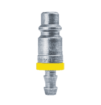 71-4 ZSi-Foster Quick Disconnect Plug - 3/8" ID - Push-On Hose Stem - Steel