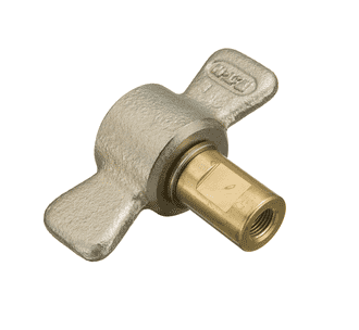 5100-S5-16B Eaton 5100 Series Female Socket - 1-11 1/2 Female NPT, Valved WITH Wing Nut Less Flange Quick Disconnect Coupling - Brass