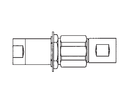 5110-6B Eaton 5100 Series Complete - 1/4-18 Female NPT, Valved WITH Flange Quick Disconnect Coupling - Brass