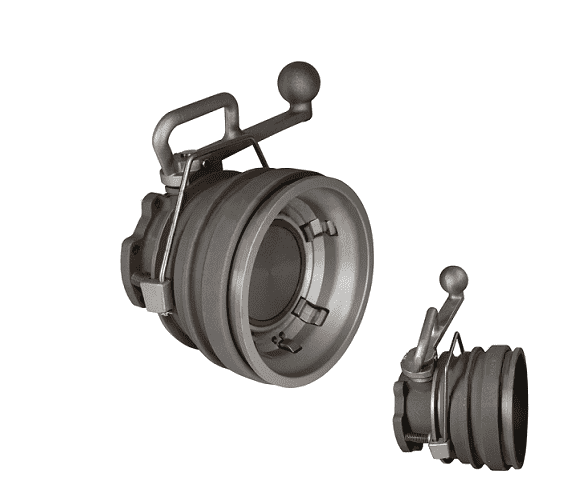 5300BC Dixon 4" Aluminum API Coupler with Bonded Nose Seal - FKM-B with Stainless Wave Spring