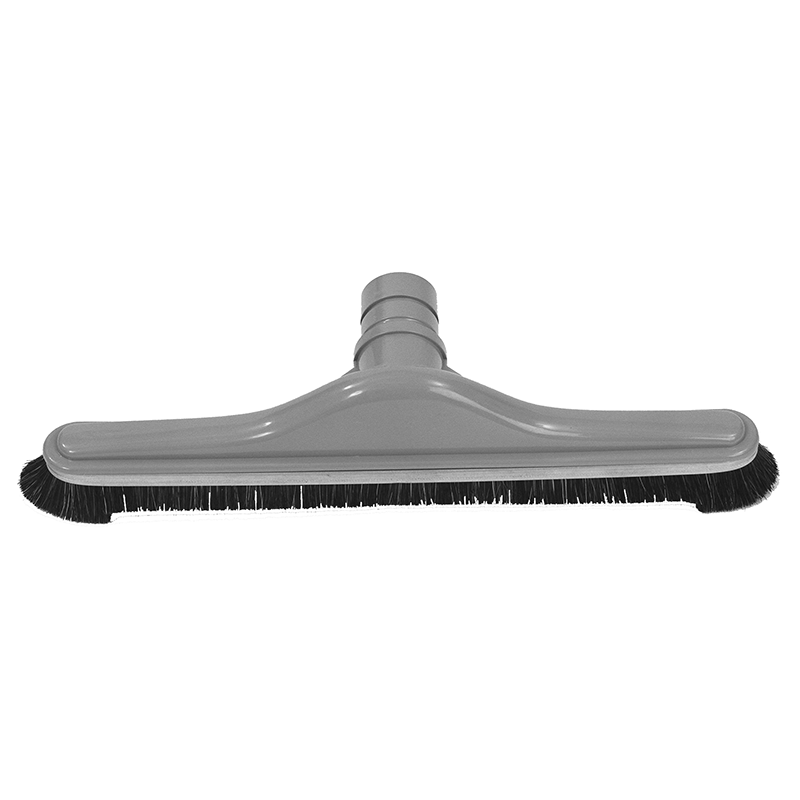 535HSL Flexaust Slotted Horsehair (Soft) Bristle Floor Brush | 1-1/2" | ABS Plastic | 14" Width | Gray | Type 1