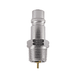 54-5CA ZSi-Foster Quick Disconnect Coaxial Plug - 1/2" ID - Steel - Male Thread