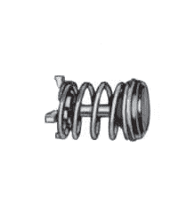 5400-S20-4 by Danfoss | 5400 Series | Low Air Inclusion Refrigerant | 1/4" Male Half-Poppet Valve Assembly Quick Disconnect Coupling | Replacement Component | Straight | Carbon Steel