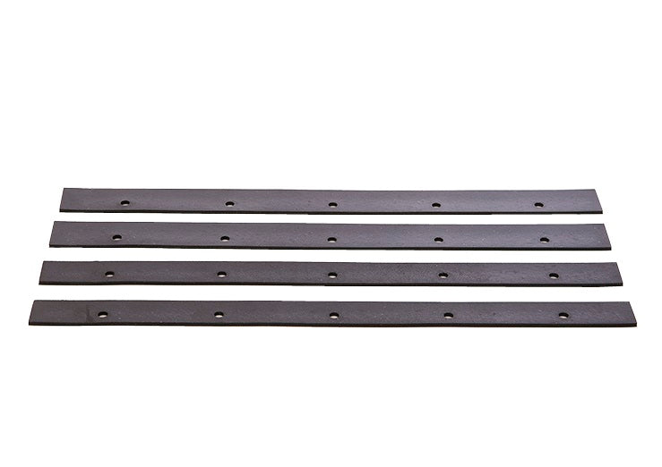 545SBPK Flexaust Replacement Neoprene Squeegee Blades for Plastic Floor Tools | 14" Width (2 Narrow & 2 Wide Blades)