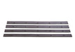 545SBPK Flexaust Replacement Neoprene Squeegee Blades for Plastic Floor Tools | 14" Width (2 Narrow & 2 Wide Blades)
