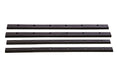 547SBPK Flexaust Replacement Thermoplastic Elastomer (TPE) Squeegee Blades for Plastic Floor Tools | 14" Width (2 Narrow & 2 Wide Blades)
