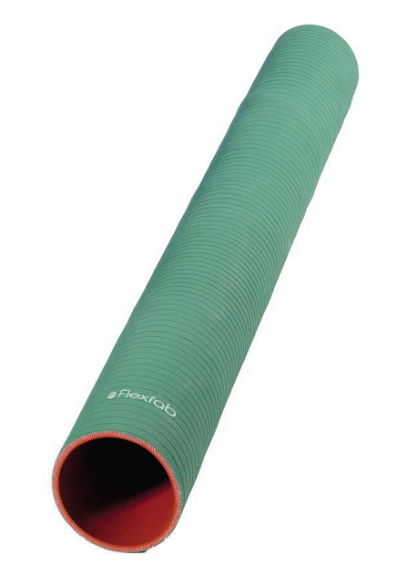 5501-250 FlexFab Series 5501 4-ply Coolant Hose - 2.50" ID - 2.89" OD - Green - 3ft