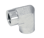 5504-6 Dixon Zinc Plated Steel 90 deg. Female Pipe Elbow - 3/8"-18 Female NPTF Pipe x 3/8"-18 Female NPTF Pipe