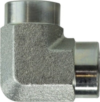 55042 (5504-2) Midland Hydraulic 90° Female Elbow - 1/8" Female Pipe x 1/8" Female Pipe - Steel