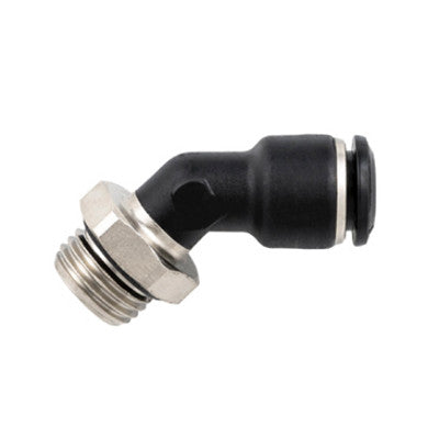 55175-6-M5 AIGNEP | 55/56 Series | 45° Swivel Elbow | 6mm Tube x M5 Male | Pack of 10