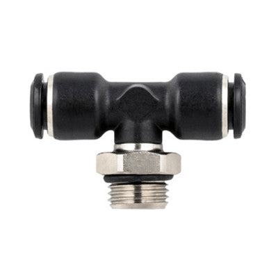 55215-8-3/8" AIGNEP | 55/56 Series | Swivel Branch Tee | 8mm Tube x 3/8" BSPP Male | Pack of 10