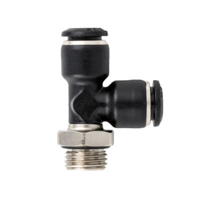 55225-14-3/8" AIGNEP | 55/56 Series | Swivel Run Tee | 14mm Tube x 3/8" BSPP Male | Pack of 10