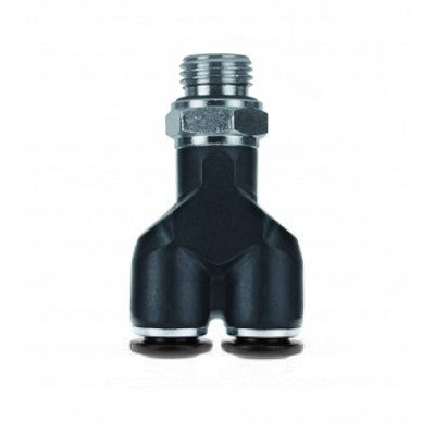 55325-4-M5 AIGNEP | 55/56 Series | Swivel Y | 4mm Tube x M5 Male | Pack of 10