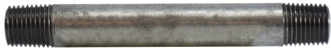 56035 (56-035) Midland Schedule 40 Welded Nipple - 1/4" Diameter x 11" Length - Galvanized Steel