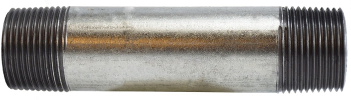 56105 (56-105) Midland Schedule 40 Welded Nipple - 1" Diameter x 4" Length - Galvanized Steel