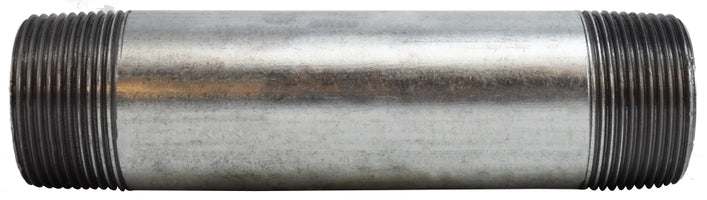 56124 (56-124) Midland Schedule 40 Welded Nipple - 1-1/4" Diameter x 3-1/2" Length - Galvanized Steel