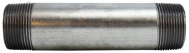 56120 (56-120) Midland Schedule 40 Welded Nipple - 1-1/4" Diameter x 1-5/8" Length (Close) - Galvanized Steel