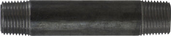 57063 (57-063) Midland Schedule 40 Welded Nipple - 1/2" Diameter x 2-1/2" Length - Black Steel