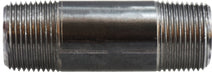 57092 (57-092) Midland Schedule 40 Welded Nipple - 3/4" Diameter x 8" Length - Black Steel