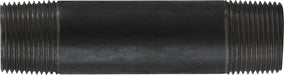 57103 (57-103) Midland Schedule 40 Welded Nipple - 1" Diameter x 3" Length - Black Steel