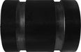 57170V Midland Schedule 40 Seamless Groove Nipple - 2" Diameter x 8" Length - Black Steel