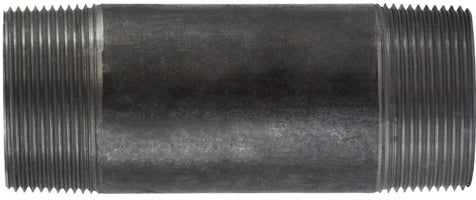 57193 (57-193) Midland Schedule 40 Welded Nipple - 2-1/2" Diameter x 12" Length - Black Steel