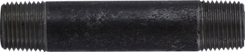 59064SMLSXX (59-064SMLSXX) Midland Schedule XXS Extra Heavy Seamless Steel Pipe Nipple - 1/2" Diameter x 3" Length - Black Steel