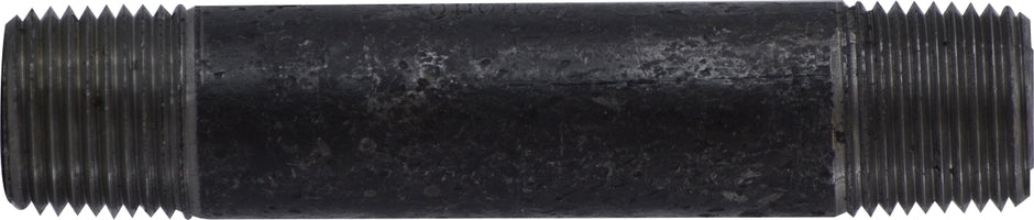 59070SMLSXX (59-070SMLSXX) Midland Schedule XXS Extra Heavy Seamless Steel Pipe Nipple - 1/2" Diameter x 6" Length - Black Steel