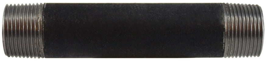 59109SMLS (59-109SMLS) Midland Schedule 80 Extra Heavy Seamless Steel Pipe Nipple - 1" Diameter x 6" Length - Black Steel