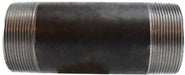 59209SMLS (59-209SMLS) Midland Schedule 80 Extra Heavy Seamless Steel Pipe Nipple - 3" Diameter x 8" Length - Black Steel