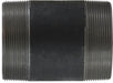 59226SMLS (59-226SMLS) Midland Schedule 80 Extra Heavy Seamless Steel Pipe Nipple - 4" Diameter x 7" Length - Black Steel